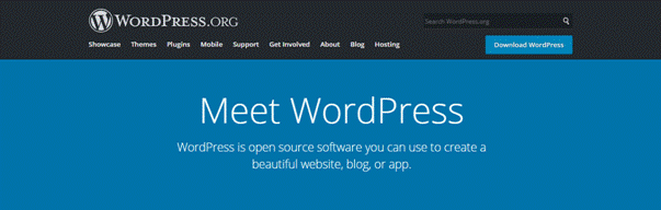 wordpress screenshot