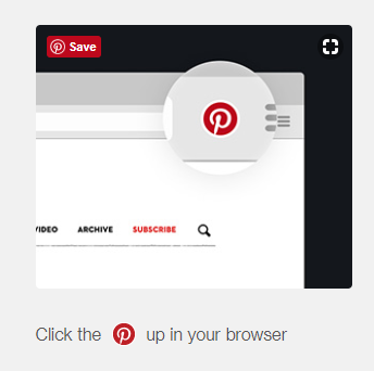 pinterest browser button